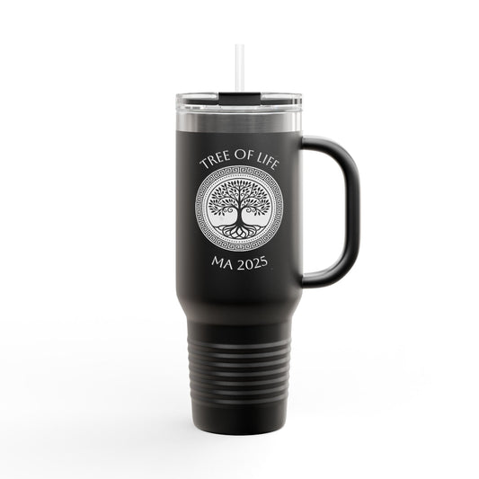 Insulated Travel Mug - Tree of Life Design, Perfect for Coffee Lovers