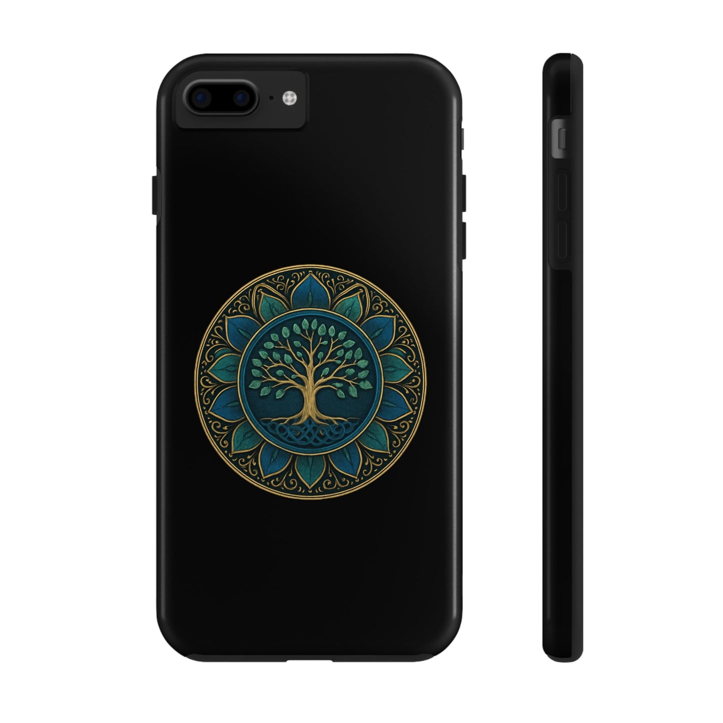 Stylish Tough Phone Cases with Tree of Life Design, Durable Phone Cover, Bohemian Gift, Eco-Friendly Accessory, Unique Case