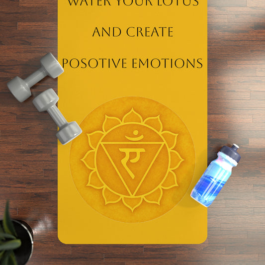 Solar Plexus inspired Rubber Yoga Mat