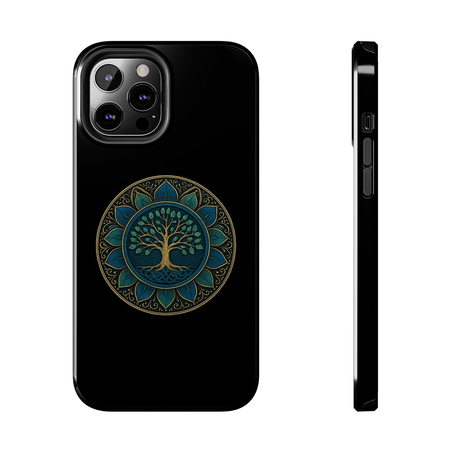 Stylish Tough Phone Cases with Tree of Life Design, Durable Phone Cover, Bohemian Gift, Eco-Friendly Accessory, Unique Case