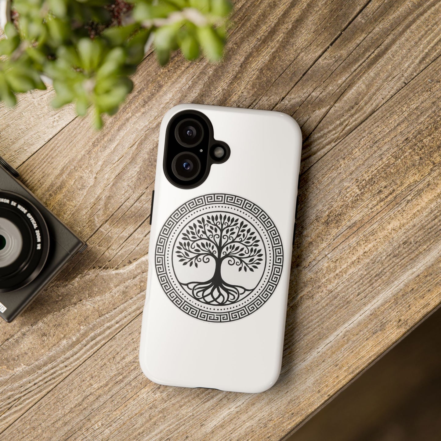 Tree of Life Phone Case, Tough Phone Cover, Boho Style Accessories, Gift for Nature Lovers, Unique Design for All Occasions
