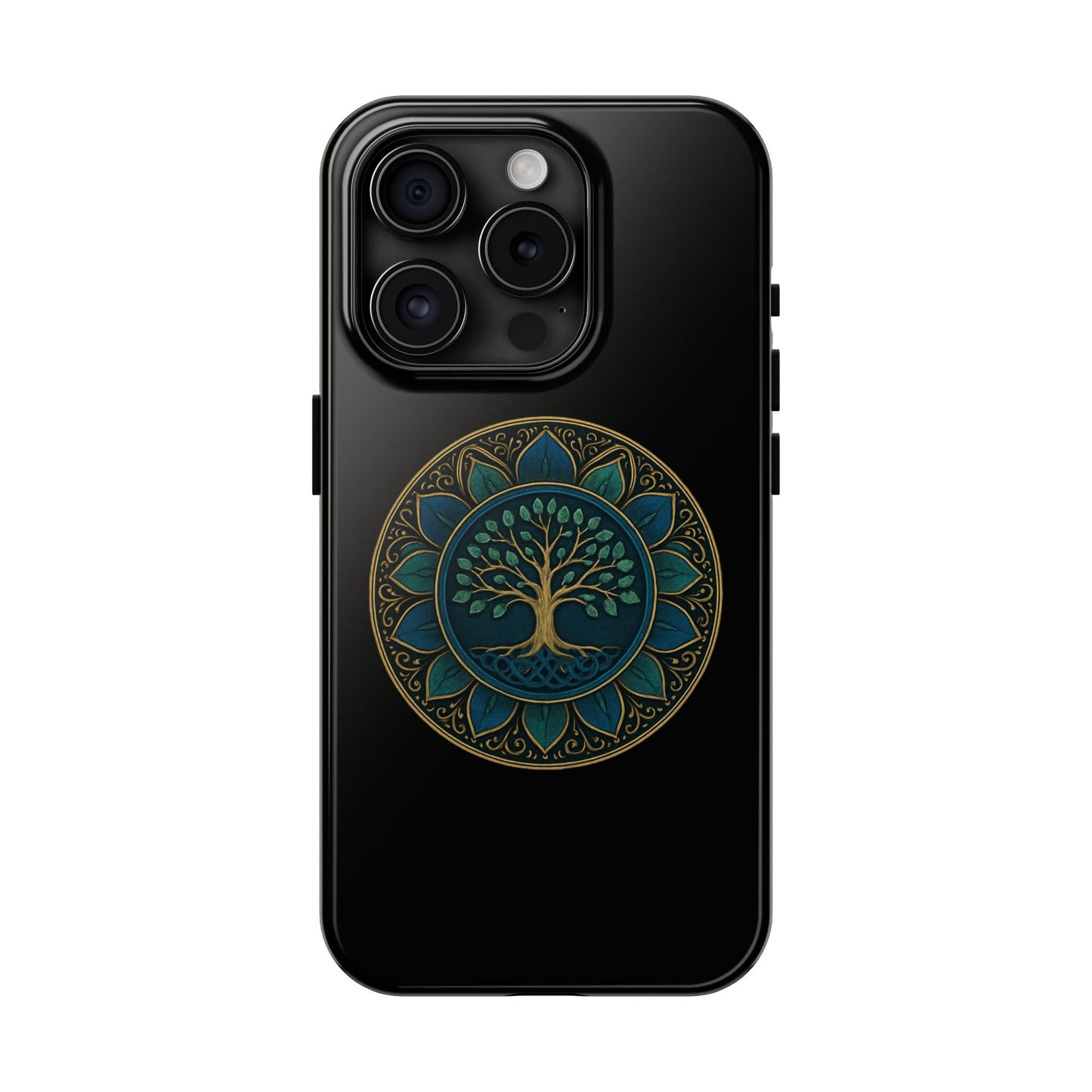 Stylish Tough Phone Cases with Tree of Life Design, Durable Phone Cover, Bohemian Gift, Eco-Friendly Accessory, Unique Case
