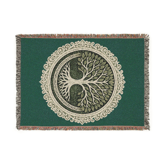 Eco-Friendly Woven Blanket with Tree of Life Design, Cozy Throw Blanket for Home Décor, Perfect Gift for Nature Lovers, Bohemian [...]