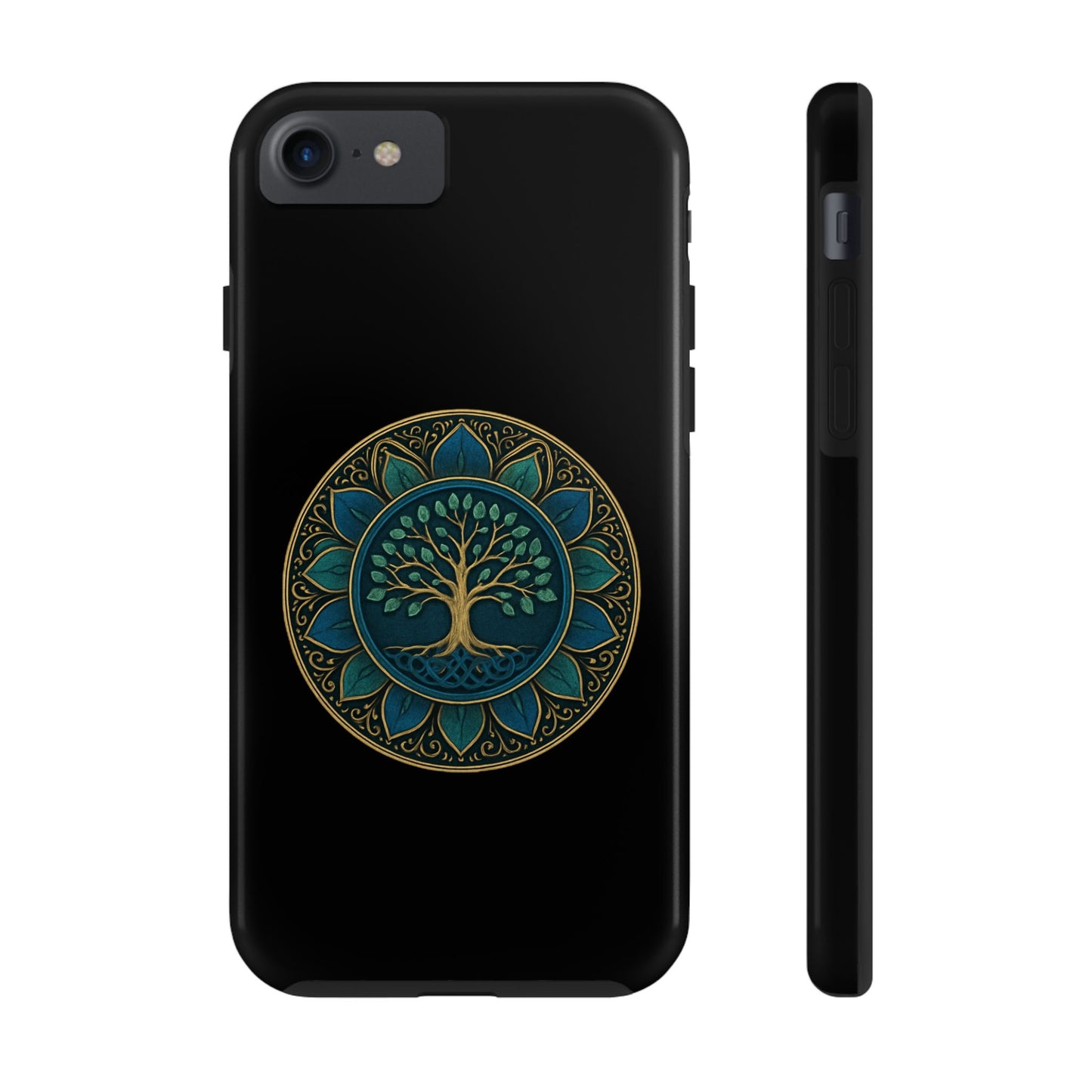 Stylish Tough Phone Cases with Tree of Life Design, Durable Phone Cover, Bohemian Gift, Eco-Friendly Accessory, Unique Case