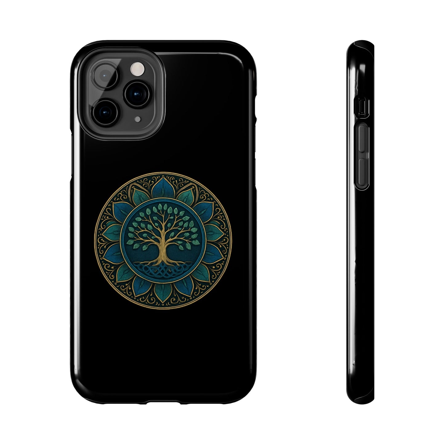 Stylish Tough Phone Cases with Tree of Life Design, Durable Phone Cover, Bohemian Gift, Eco-Friendly Accessory, Unique Case