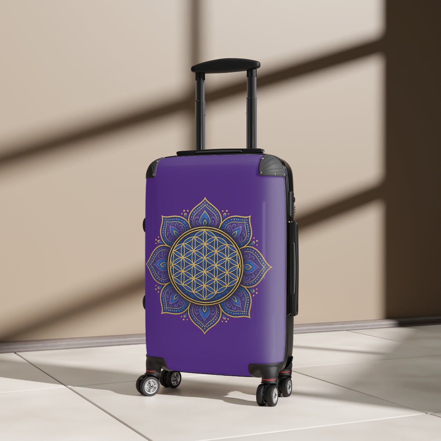 Stylish Mandala Suitcase - Travel Light with Mandala Art Carry-On, Luggage for Adventure Trips, Boho Travel Accessory, Unique Gift for [...]