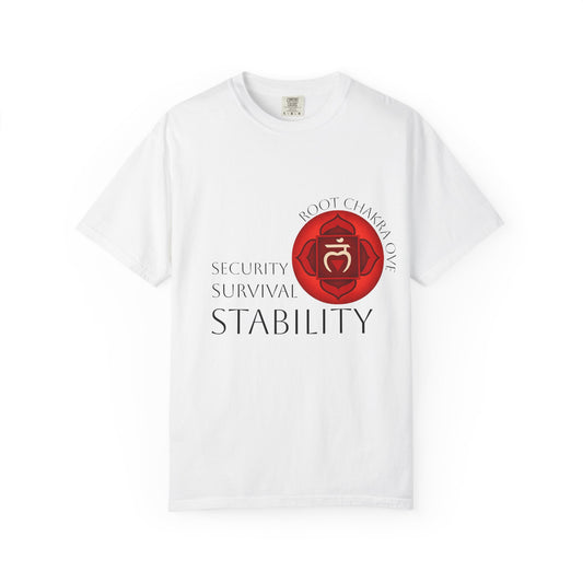 Root Chakra Unisex T-shirt - Spiritual Apparel for Stability & Security