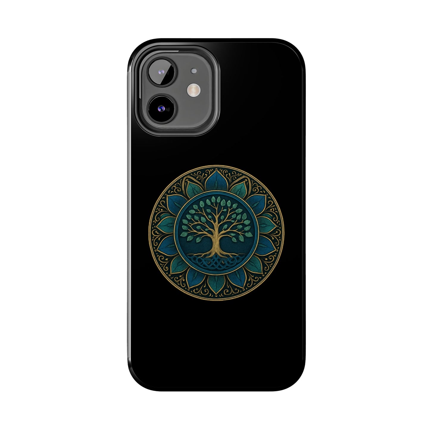 Stylish Tough Phone Cases with Tree of Life Design, Durable Phone Cover, Bohemian Gift, Eco-Friendly Accessory, Unique Case