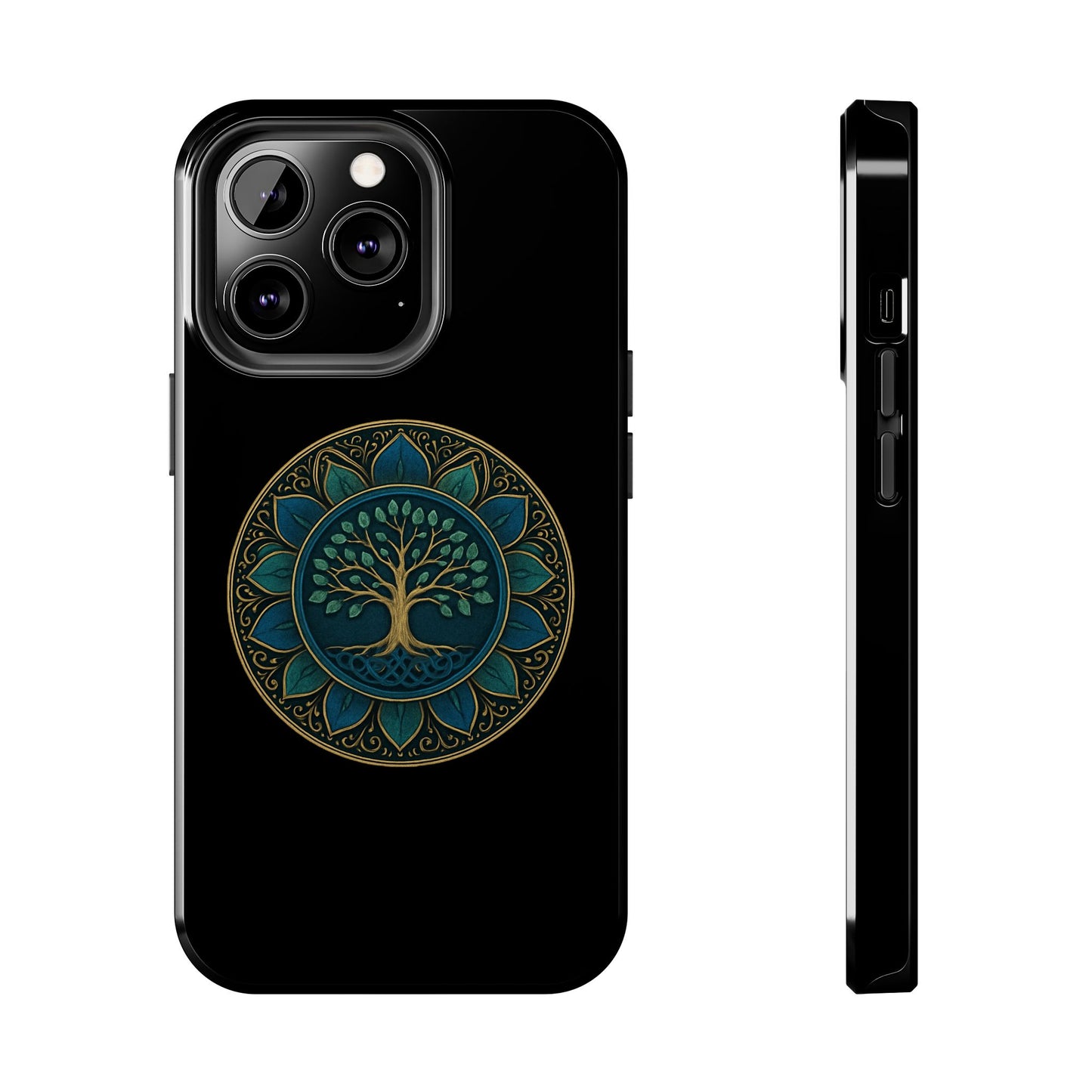 Stylish Tough Phone Cases with Tree of Life Design, Durable Phone Cover, Bohemian Gift, Eco-Friendly Accessory, Unique Case