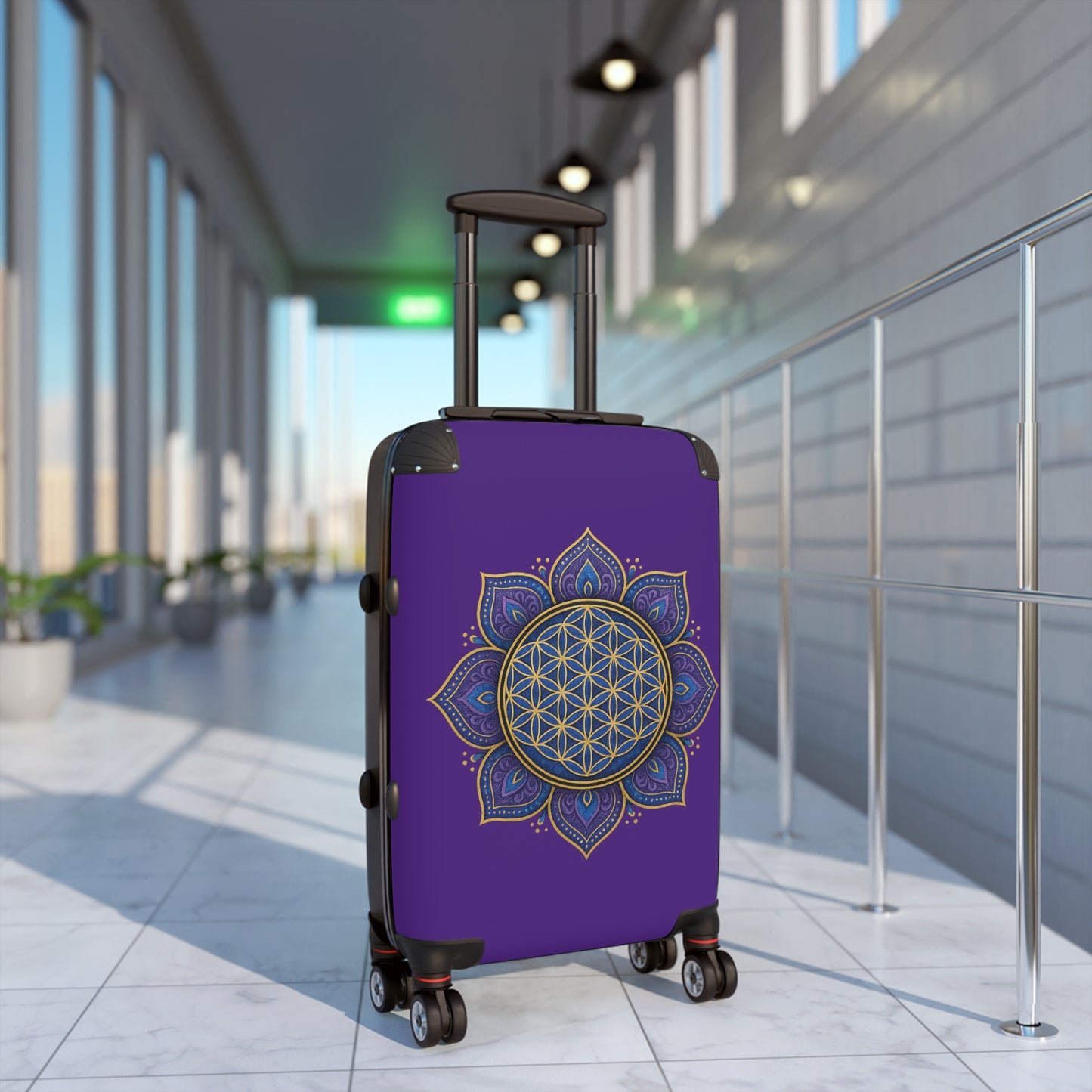 Stylish Mandala Suitcase - Travel Light with Mandala Art Carry-On, Luggage for Adventure Trips, Boho Travel Accessory, Unique Gift for [...]
