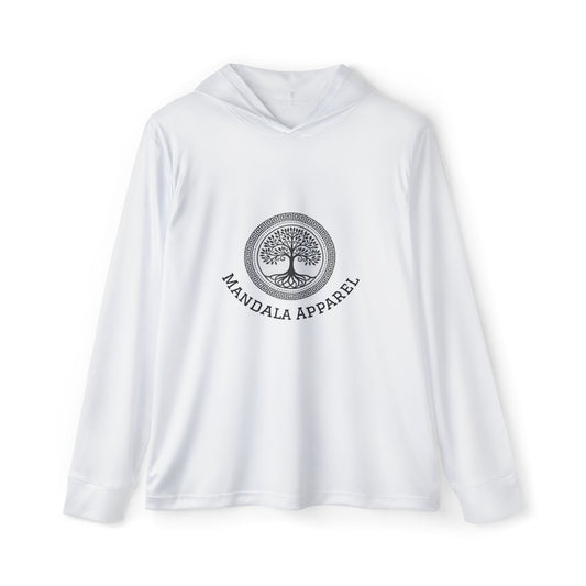 Tree of Life Sacred Geometry Men's Hoodie in White
